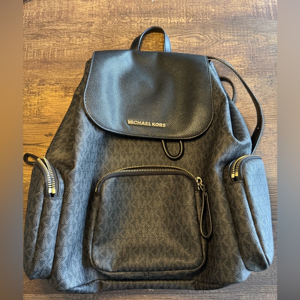 Michael Kors Black Backpack